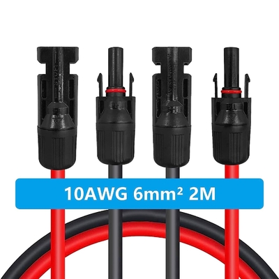 Кабель DC 10AWG PV фотовольтайческий солнечный с водоустойчивыми соединителями